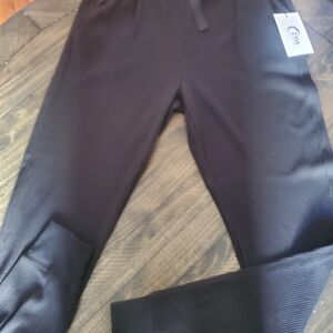 ZYIA Black Thermal Joggers